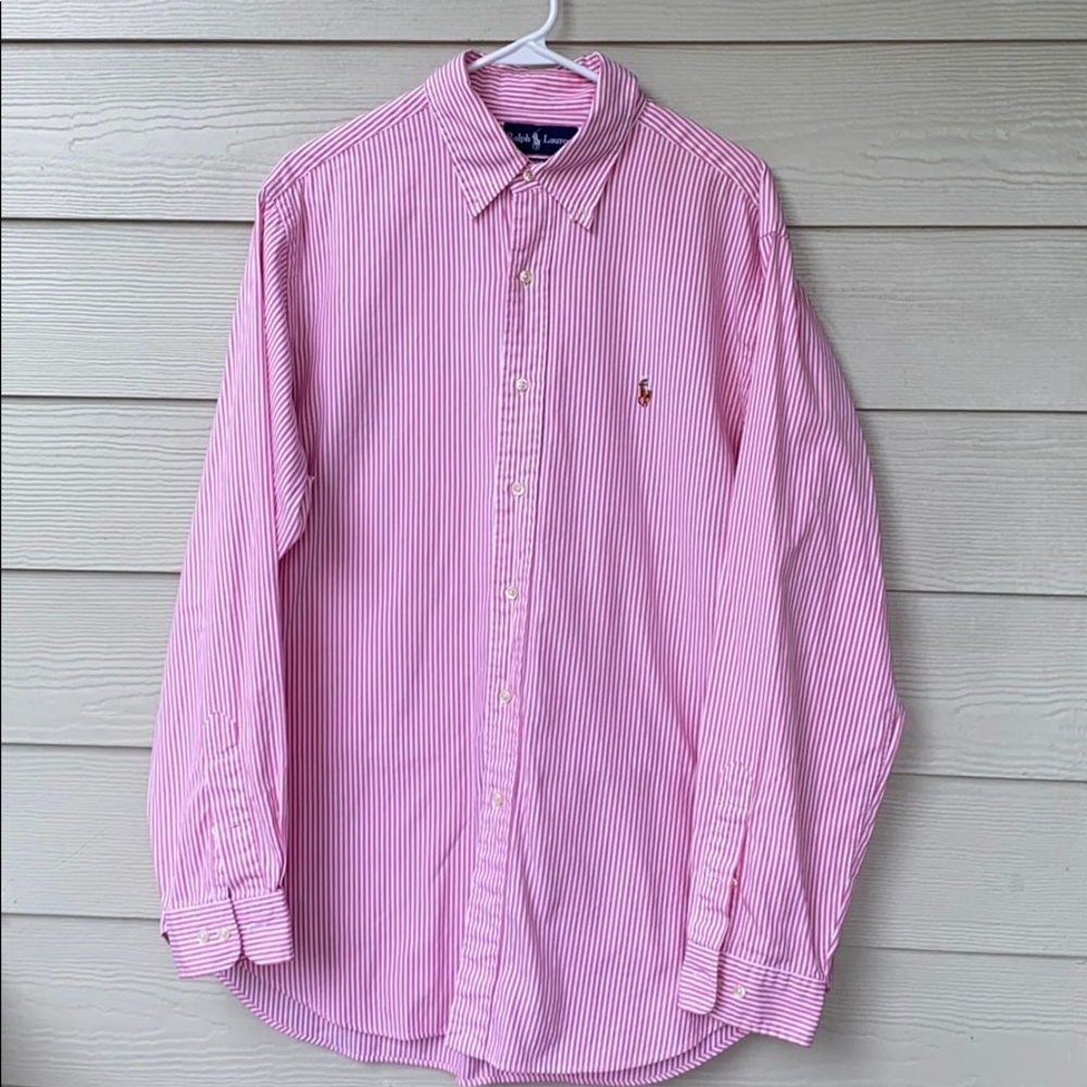 Ralph Lauren Men’s Button Up Shirt Size 16 1/2 34/35 in Excellent Condition - Picture 4 of 15